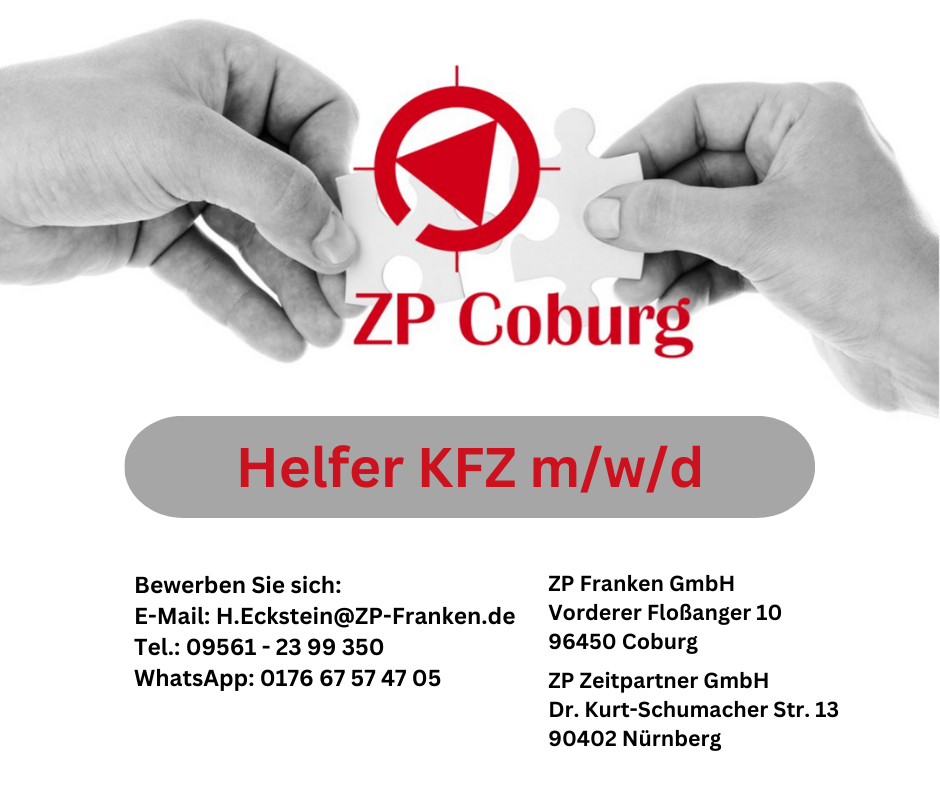 KZF - Helfer m/w/d gesucht ab sofort, Tagschicht, Montag bis Freitag